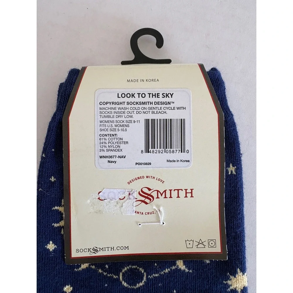 Socksmith Look to the Sky Galactic New celestial whimsigoth Knee High Socks